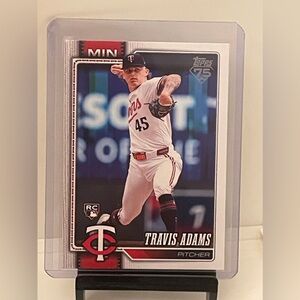 TRAVIS ADAMS 2026 TOPPS SERIES ROOKIE CARD-75th Anniversary